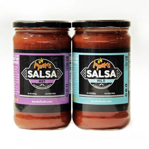 2 Pack of 24oz Hot and Mild Salsa